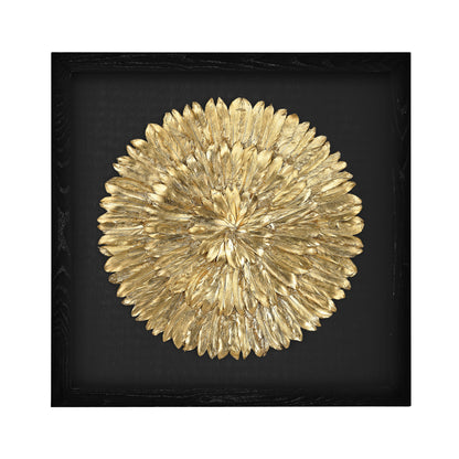 ELK SIGNATURE 3168-019 Gold Feather Dimensional Wall Art - Spiral