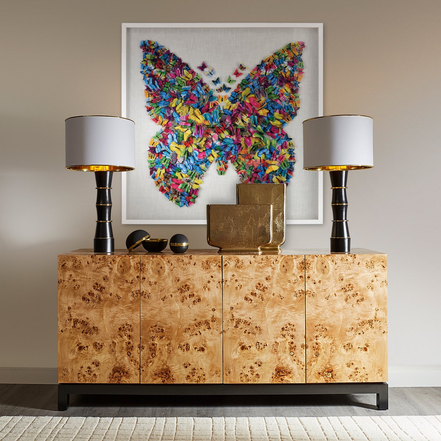 ELK SIGNATURE 3168-082 Butterfly Dimensional Wall Art