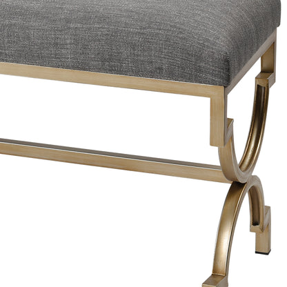 MARKETPLACE 3169-130 Comtesse Double Bench - Gray