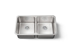 KOHLER K-3171-NA Undertone 31-1/2" Undermount Double-Bowl Kitchen Sink - Stainless Steel