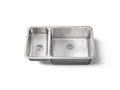KOHLER K-3174-L-NA Undertone 31-1/2" Undermount Double-Bowl Kitchen Sink - Stainless Steel