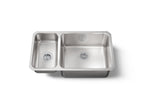 KOHLER K-3174-L-NA Undertone 31-1/2" Undermount Double-Bowl Kitchen Sink - Stainless Steel