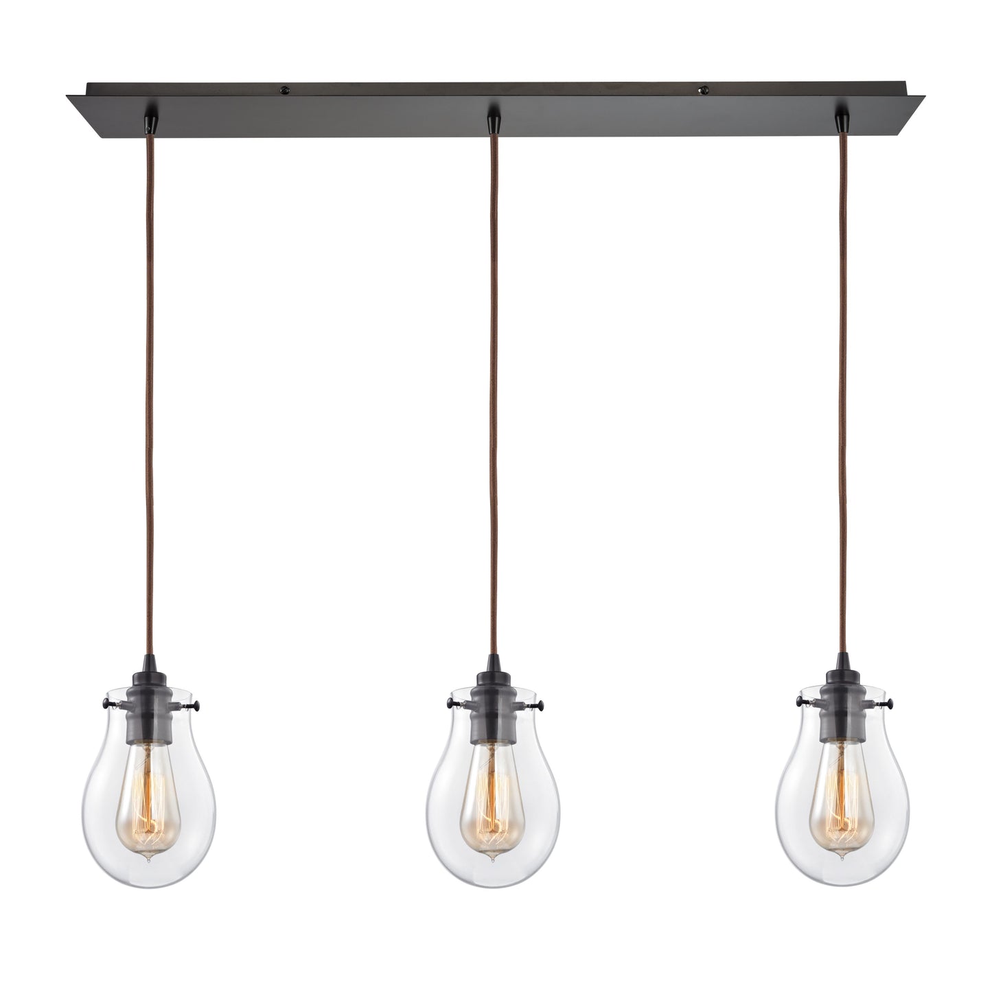 ELK SHOWROOM 31934/3LP Jaelyn 36'' Wide 3-Light Pendant - Oil Rubbed Bronze