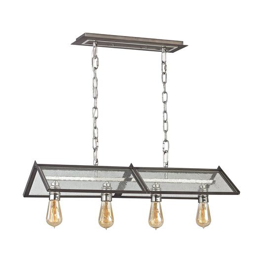 ELK SHOWROOM 31962/4 Ridgeview 13'' Wide 4-Light Chandelier - Polished Nickel