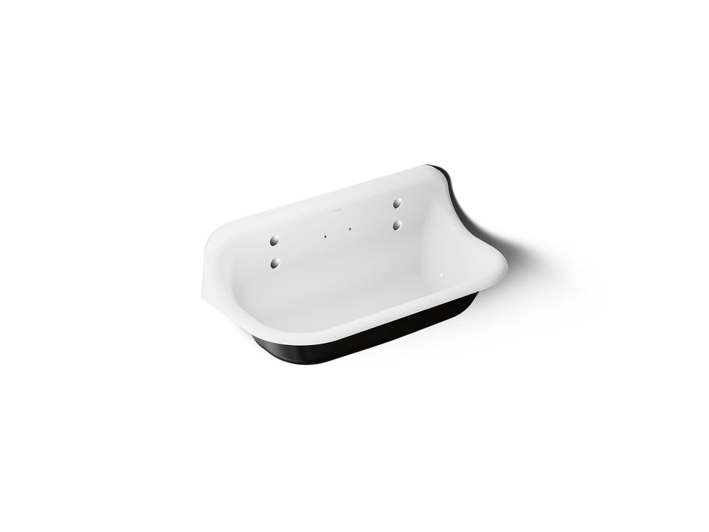 KOHLER K-3200-0 Brockway 36" Wall-Mount Utility Sink - White