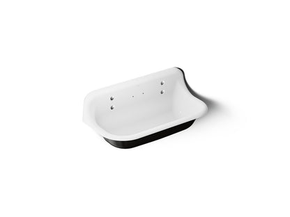KOHLER K-3200-0 Brockway 36" wall-mount utility sink - White