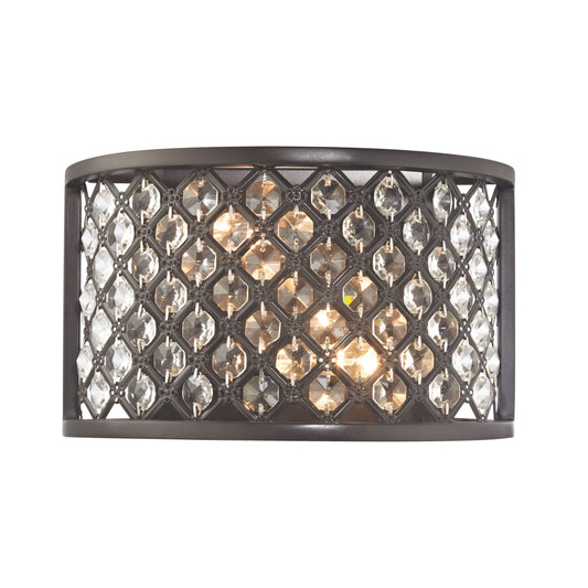 ELK SHOWROOM 32100/2 Genevieve 6'' High 2-Light Sconce - Oil Rubbed Bronze