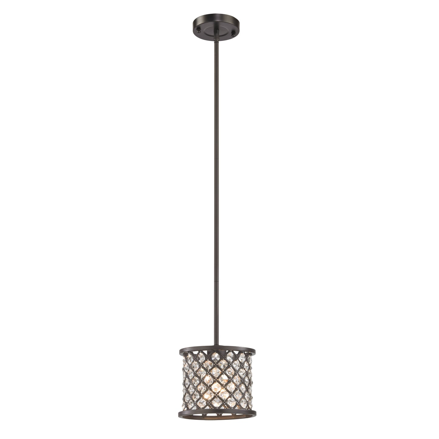 ELK SHOWROOM 32102/1 Genevieve 7'' Wide 1-Light Mini Pendant - Oil Rubbed Bronze