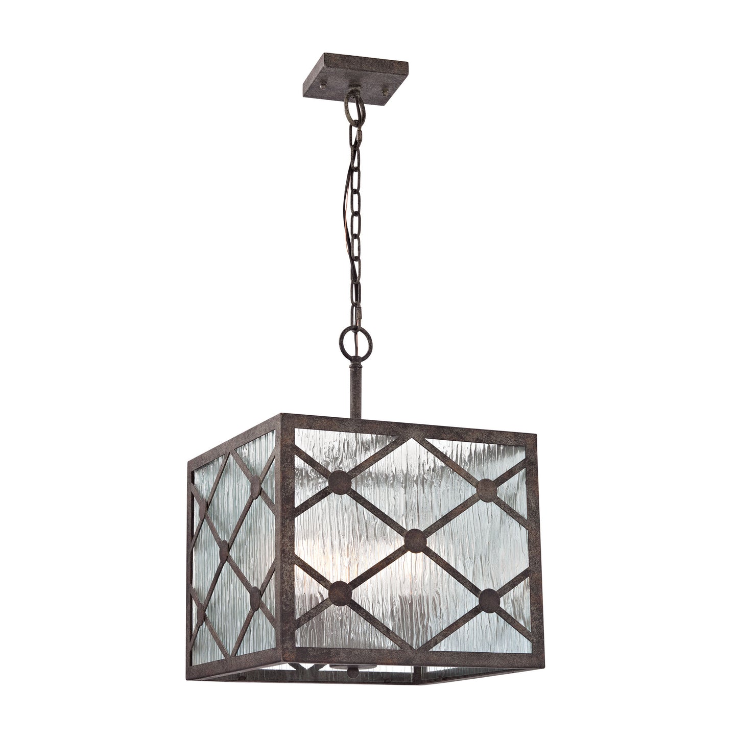 ELK SHOWROOM 32123/3 Radley 14'' Wide 3-Light Pendant - Malted Rust