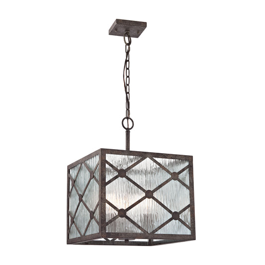 ELK SHOWROOM 32123/3 Radley 14'' Wide 3-Light Pendant - Malted Rust