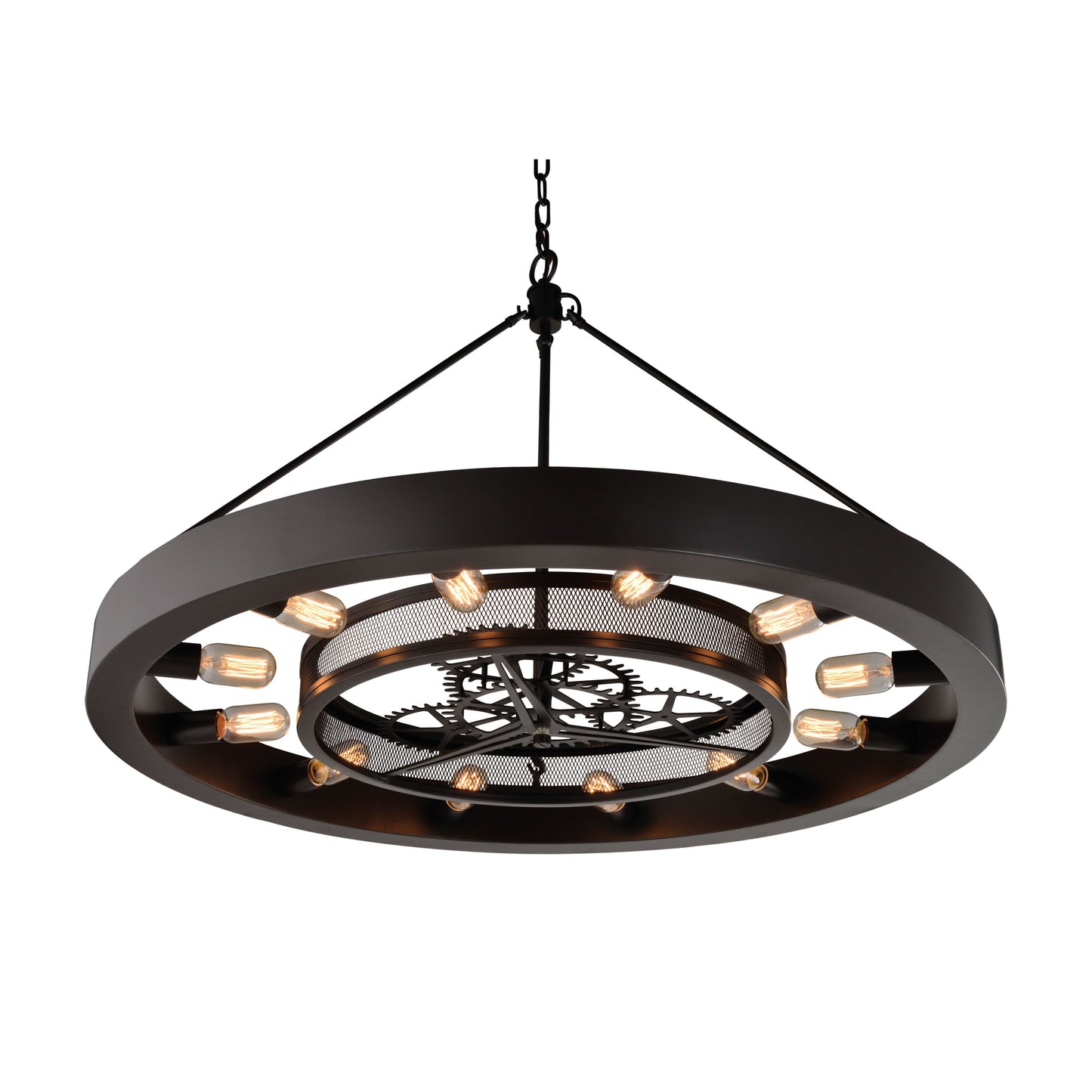 ELK SHOWROOM 32237/12 Chronology 39'' Wide 12-Light Chandelier - Oil Rubbed Bronze