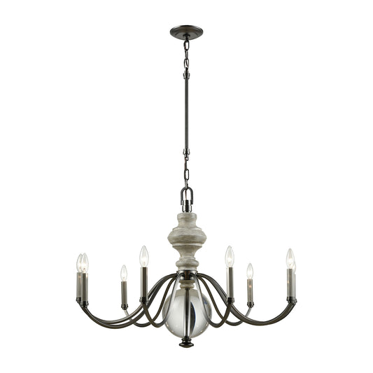 ELK SHOWROOM 32314/9 Neo Classica 35'' Wide 9-Light Chandelier - Aged Black