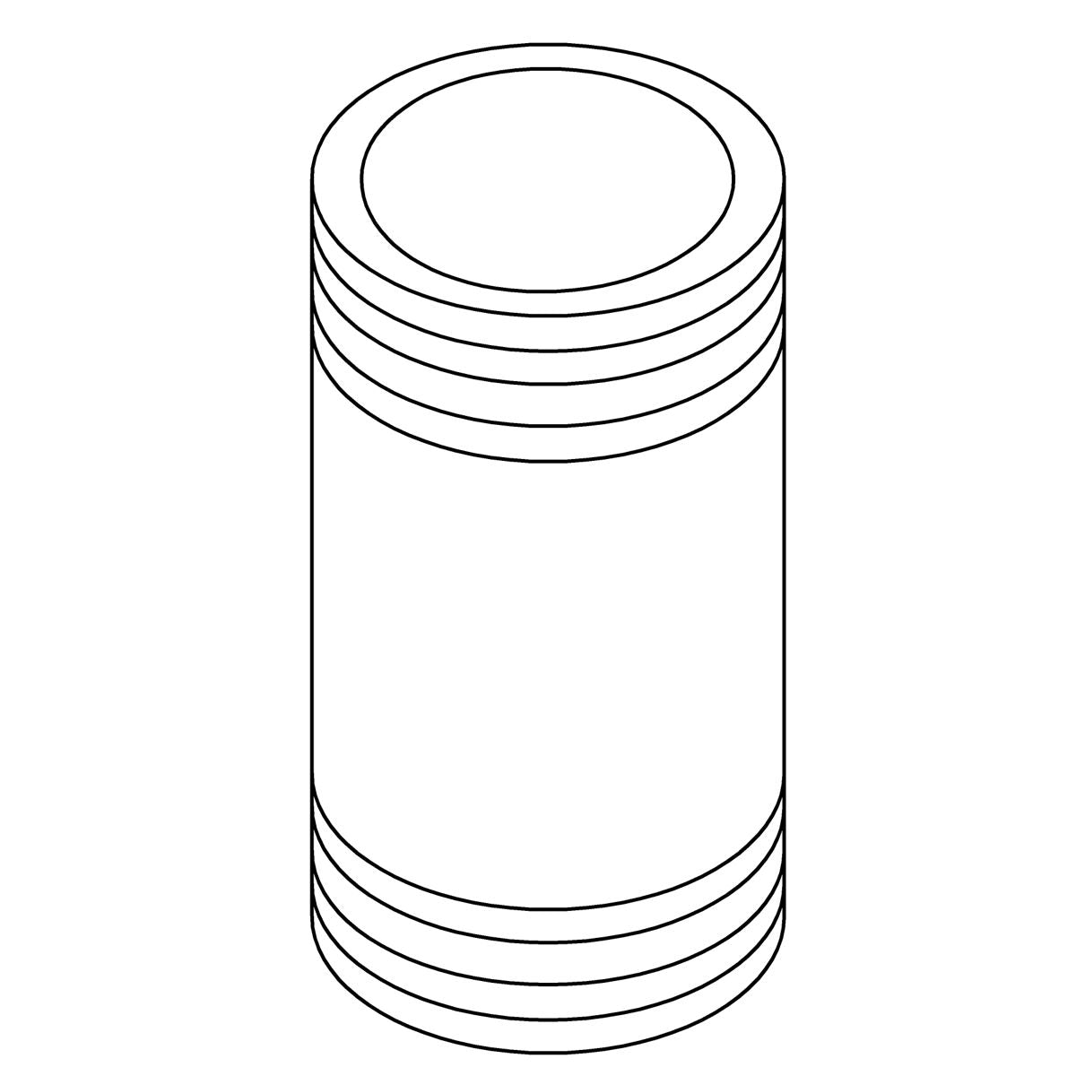 KOHLER Nipple, 1/2-14Npt X 1 3/4 - Polished Chrome, K-32429-CP