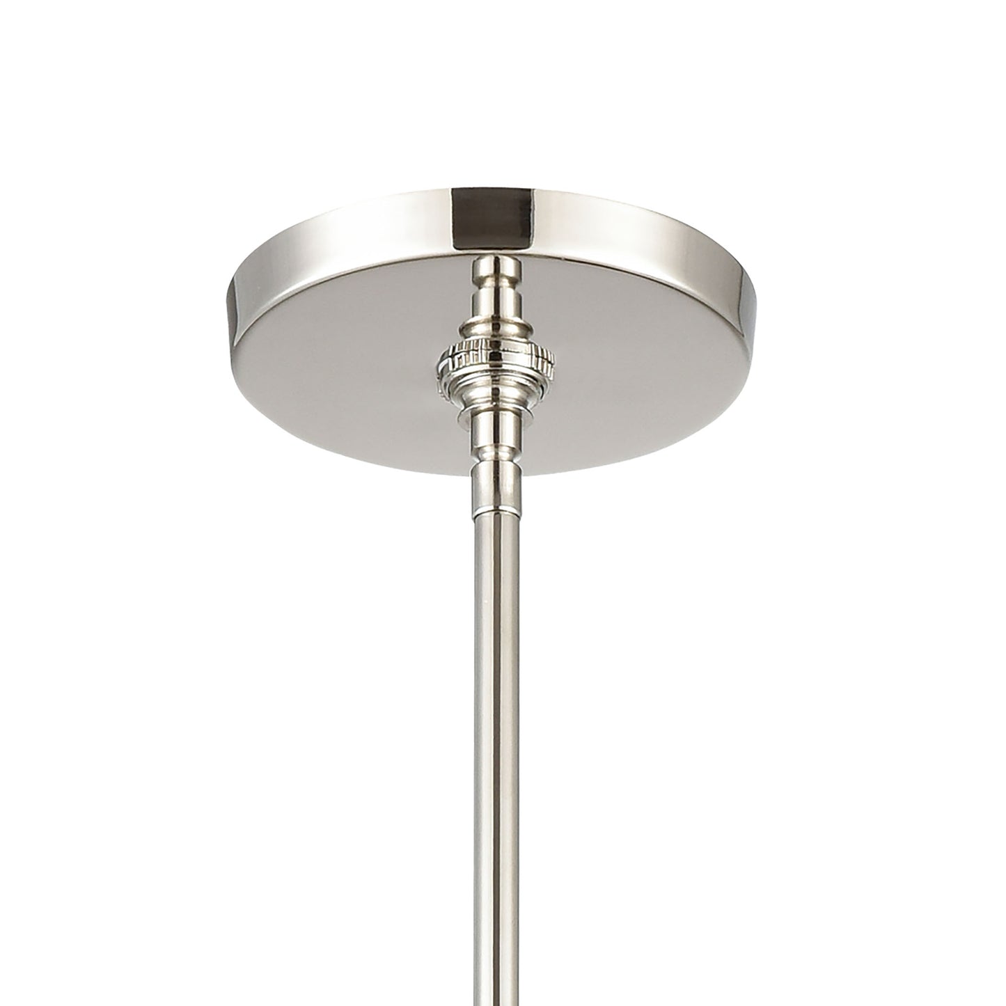 ELK SHOWROOM 32511/1 Abaca 8'' Wide 1-Light Mini Pendant - Polished Nickel