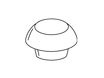 KOHLER Push Knob - Polished Chrome, K-32652-PL-CP