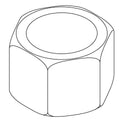 KOHLER 9/16-24 Compression Nut - Vibrant Brushed Nickel, K-32739-BN