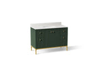KOHLER K-32834-EMG Calpa 48" Bathroom Vanity Cabinet With Sink And Quartz Top - Emerald Green