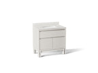 KOHLER K-32838-GW0 Solive 36" Bathroom Vanity Cabinet With Sink And Quartz Top - Gossamer White