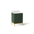 KOHLER K-33000-EMG Calpa 24" Bathroom Vanity Cabinet With Sink And Quartz Top - Emerald Green
