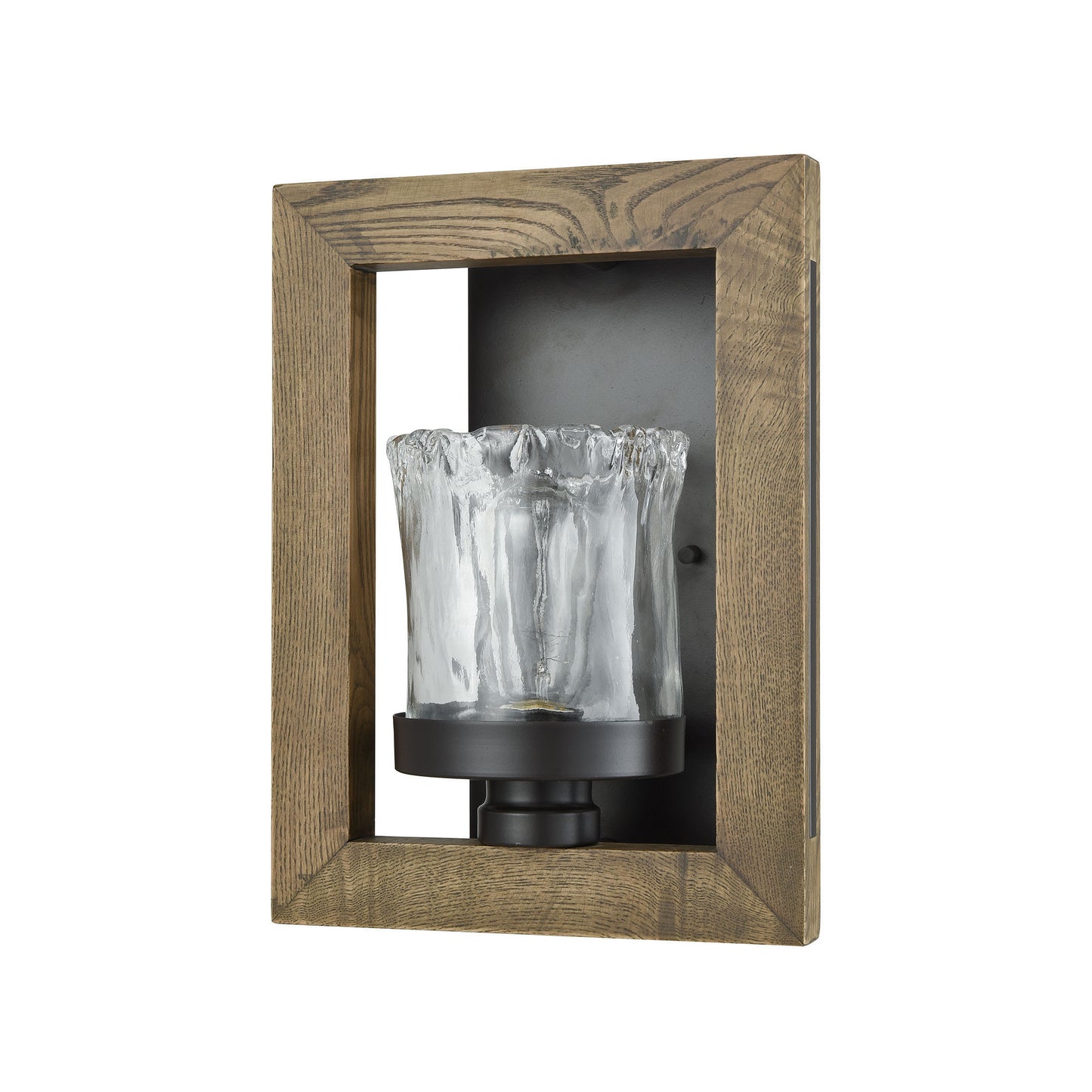 ELK SHOWROOM 33070/1 Timberwood 13'' High 1-Light Sconce - Oil Rubbed Bronze