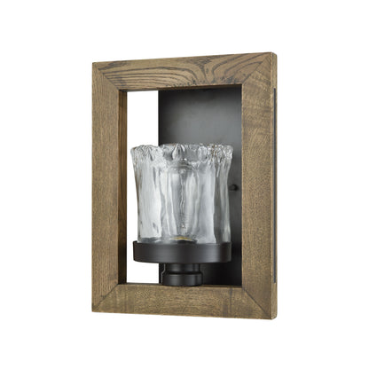 ELK SHOWROOM 33070/1 Timberwood 13'' High 1-Light Sconce - Oil Rubbed Bronze