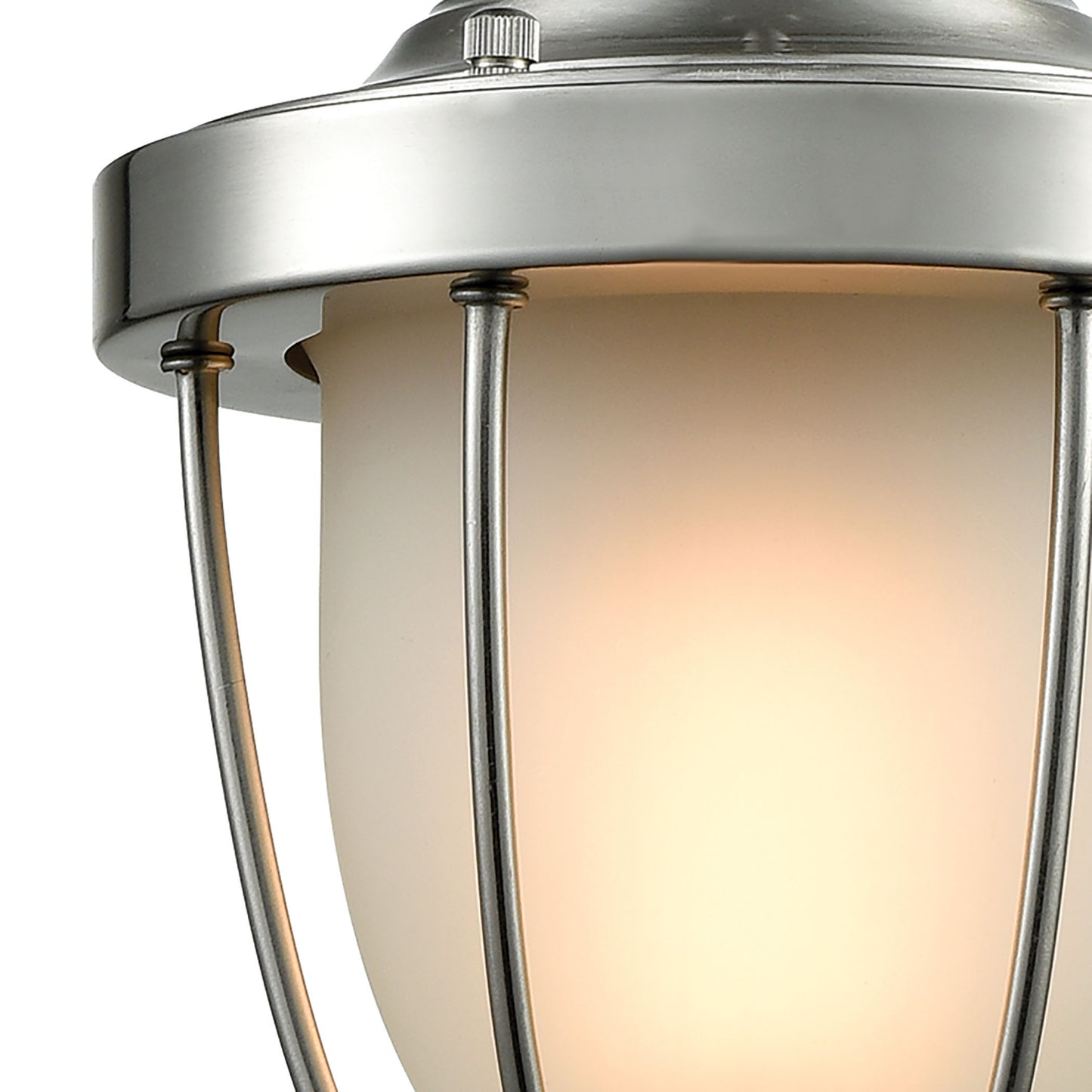 ELK SHOWROOM 33110/1 Sturgis 7'' Wide 1-Light Mini Pendant - Satin Nickel