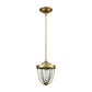 ELK SHOWROOM 33120/1 Sturgis 7'' Wide 1-Light Mini Pendant - Satin Brass