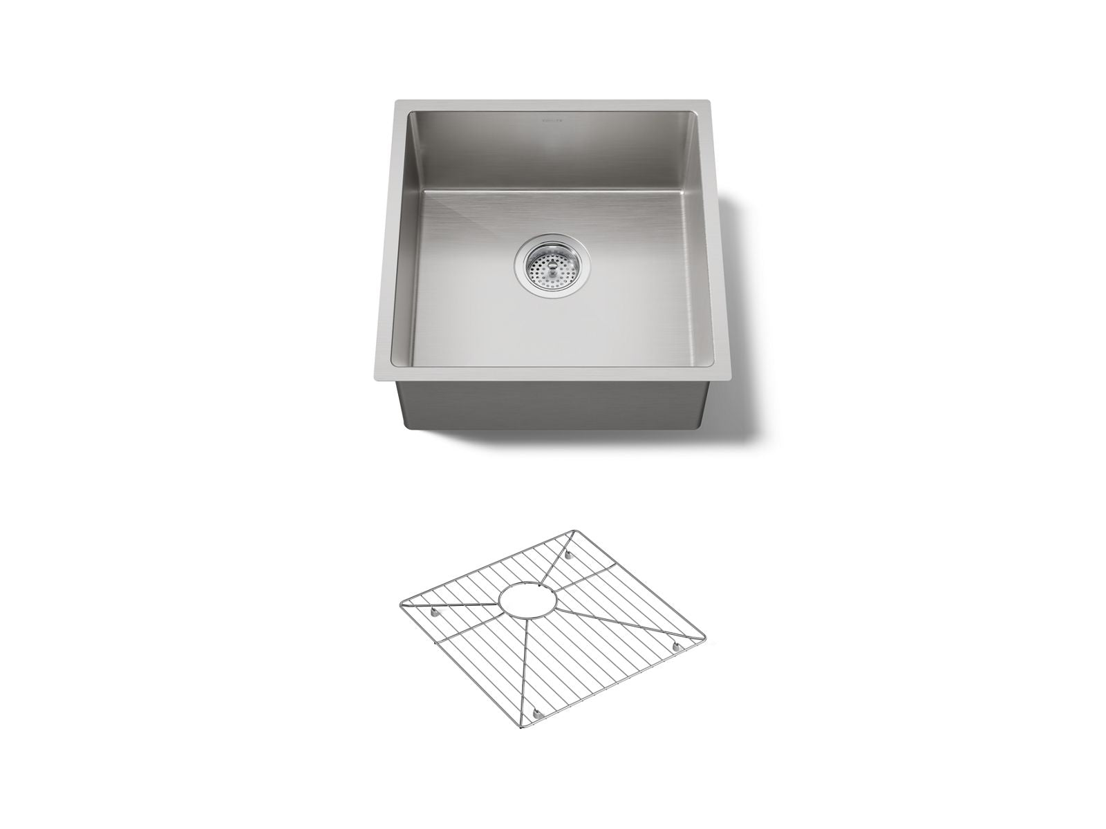 KOHLER K-33152-NA Strive 18-1/4" Undermount Single-Bowl Bar Sink - Stainless Steel