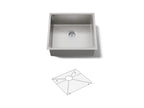 KOHLER K-33153-NA Strive 20" Undermount Single-Bowl Bar Sink - Stainless Steel