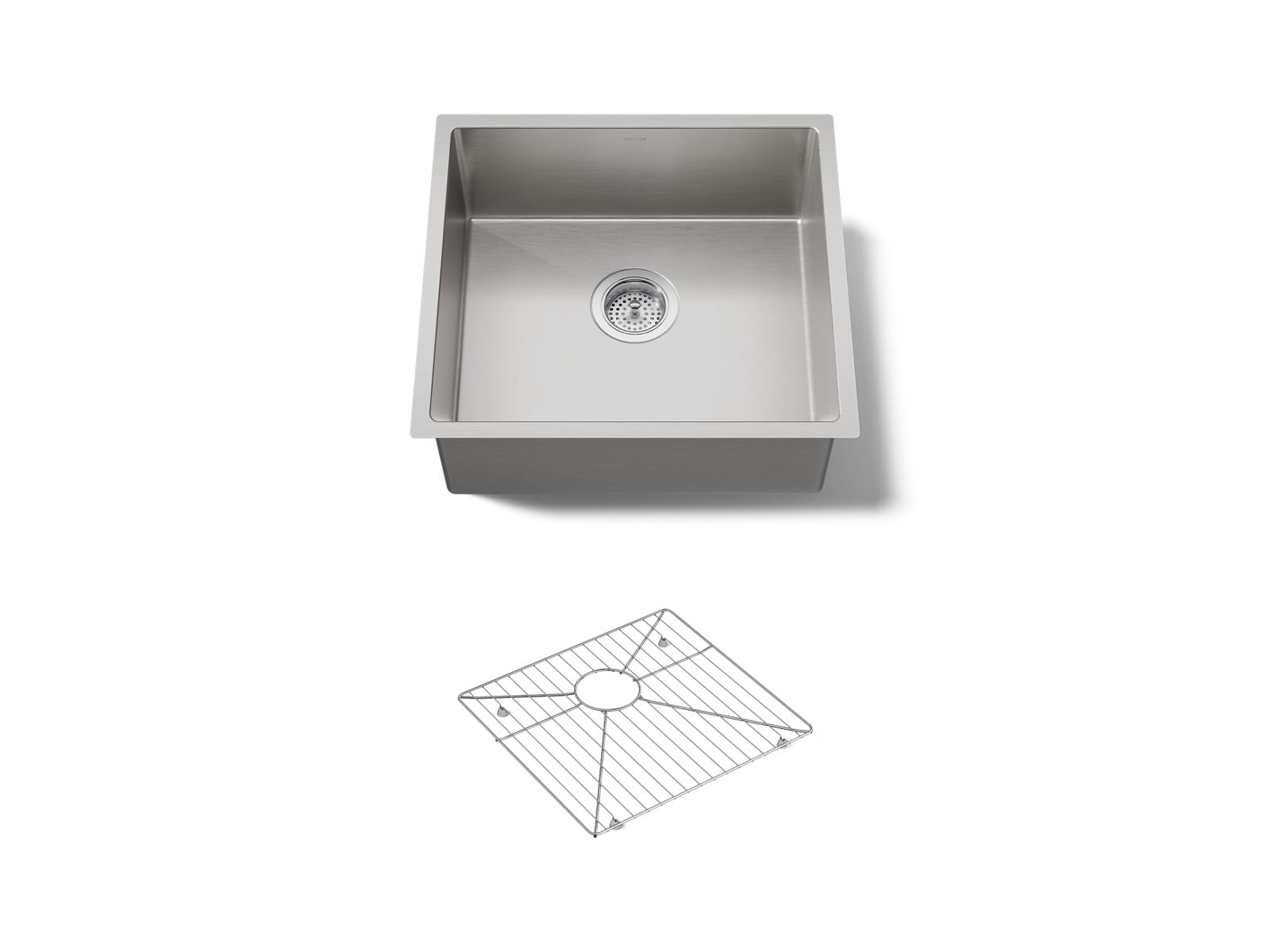 KOHLER K-33153-NA Strive 20" Undermount Single-Bowl Bar Sink - Stainless Steel