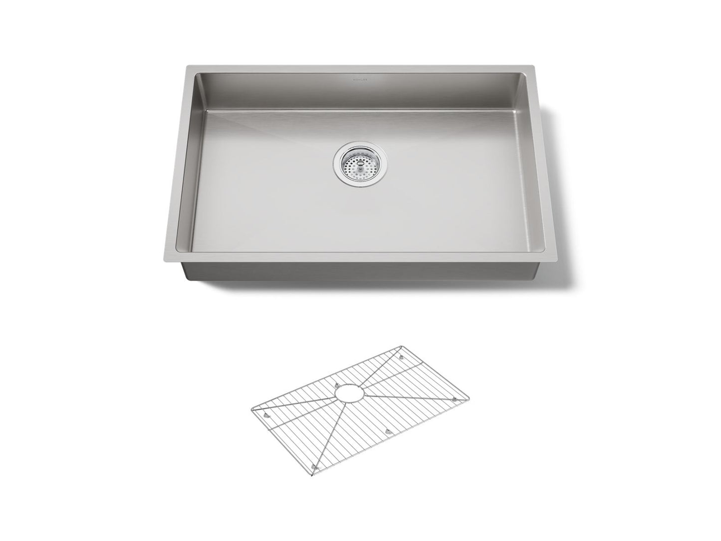KOHLER K-33156-NA Strive 29" undermount single-bowl kitchen sink - Stainless Steel
