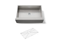 KOHLER K-33157-NA Strive 32-1/2" Undermount Single-Bowl Farmhouse Kitchen Sink - Stainless Steel