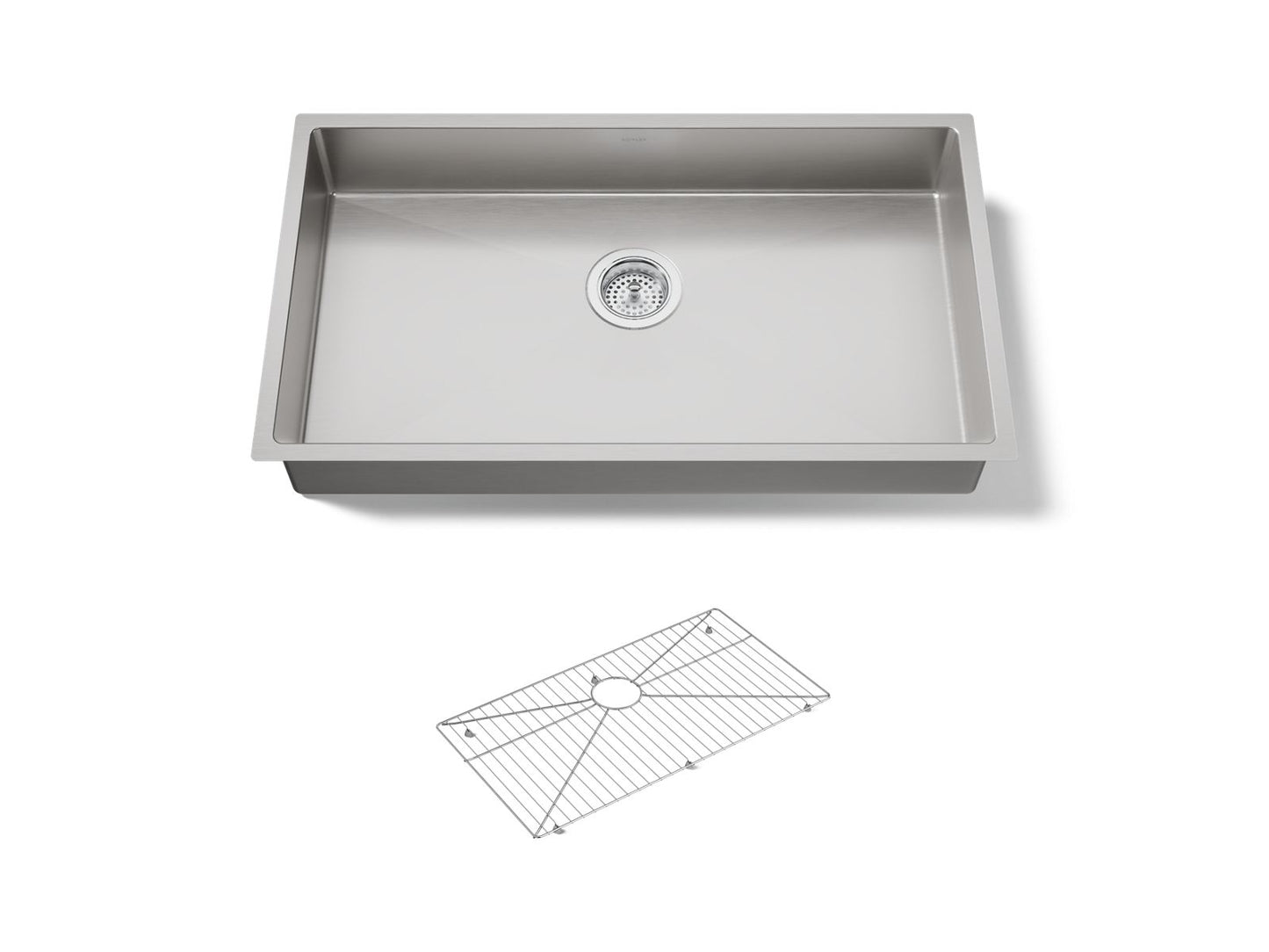 KOHLER K-33158-NA Strive 32" undermount single-bowl kitchen sink - Stainless Steel
