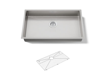 KOHLER K-33158-NA Strive 32" undermount single-bowl kitchen sink - Stainless Steel