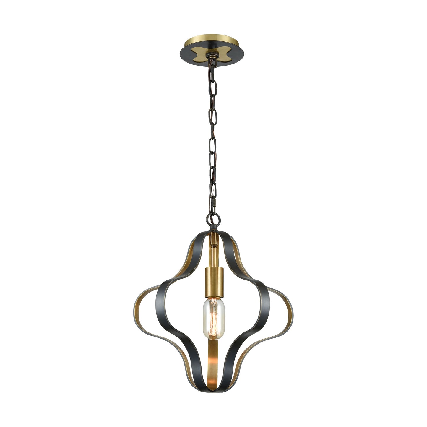 ELK SHOWROOM 33163/1 Janis 14'' Wide 1-Light Pendant - Aged Bronze