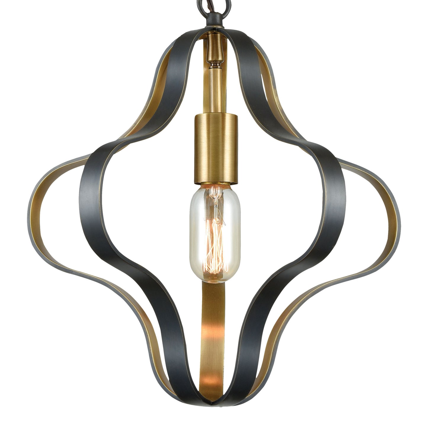 ELK SHOWROOM 33163/1 Janis 14'' Wide 1-Light Pendant - Aged Bronze