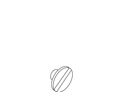 KOHLER Screw .563-24Unf-2A X.281, K-33179