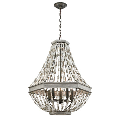 ELK SHOWROOM 33194/5 Summerton 24'' Wide 5-Light Chandelier - Washed Gray