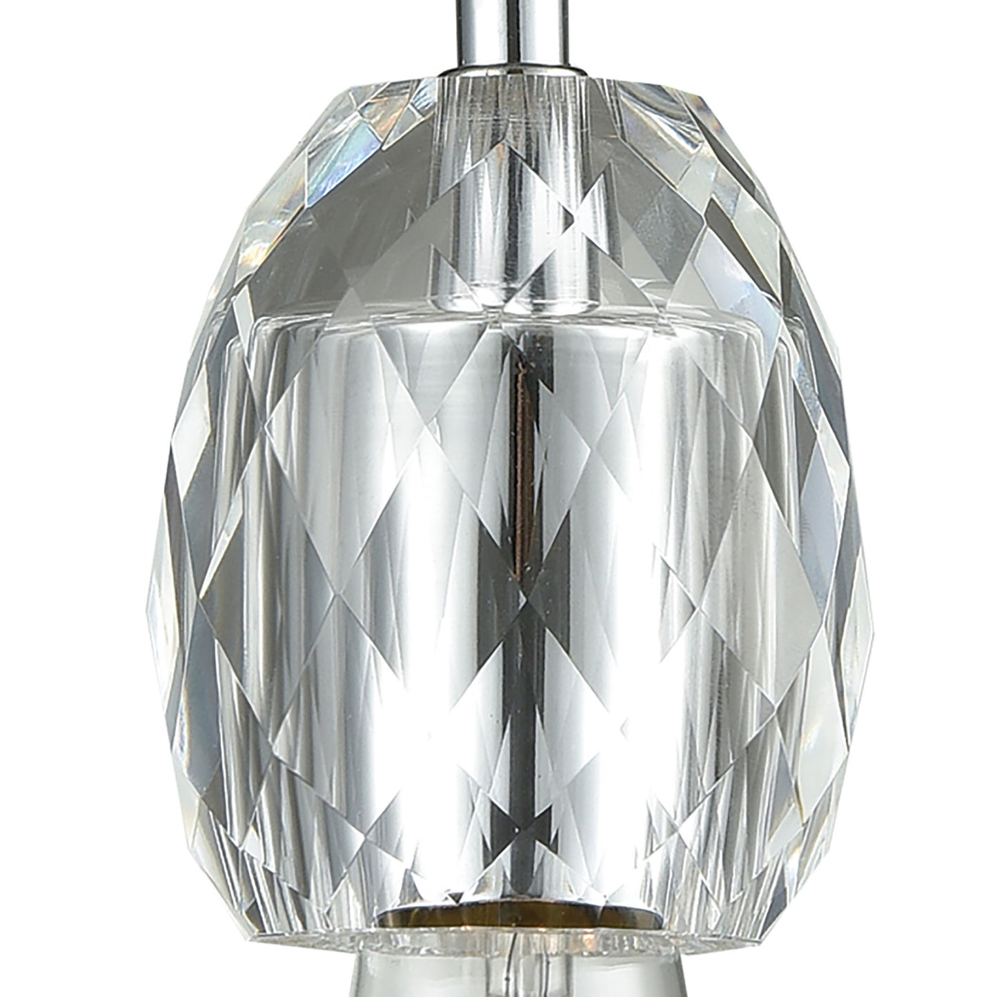 ELK SHOWROOM 33220/1 Socketholder 3'' Wide 1-Light Mini Pendant - Polished Chrome