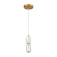 ELK SHOWROOM 33230/1 Socketholder 2'' Wide 1-Light Mini Pendant - Antique Gold Leaf