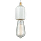 ELK SHOWROOM 33230/1 Socketholder 2'' Wide 1-Light Mini Pendant - Antique Gold Leaf