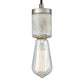 ELK SHOWROOM 33235/1 Socketholder 2'' Wide 1-Light Mini Pendant - Weathered Zinc