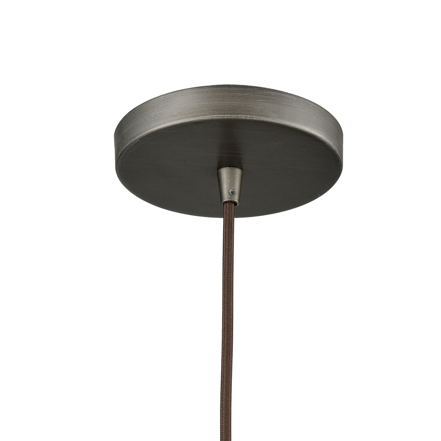 ELK SHOWROOM 33235/1 Socketholder 2'' Wide 1-Light Mini Pendant - Weathered Zinc