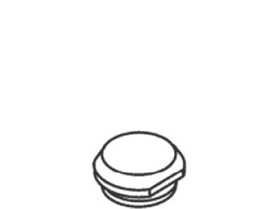KOHLER Index Button, Plain - Polished Chrome, K-33236-CP