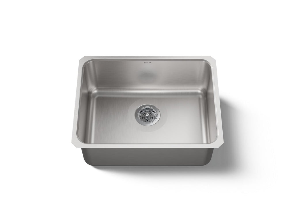 KOHLER K-3325-NA Undertone 23" Undermount Single-Bowl Kitchen Sink - Stainless Steel