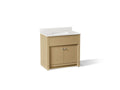 KOHLER K-33266-WEK Alouette 36" Bathroom Vanity Cabinet With Sink And Quartz Top - Light Oak