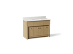 KOHLER K-33268-WEK Alouette 48" Bathroom Vanity Cabinet With Sink And Quartz Top - Light Oak