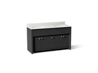 KOHLER K-33293-DWG Alouette 60" Bathroom Vanity Cabinet With Sinks And Quartz Top - Ferrous Grey