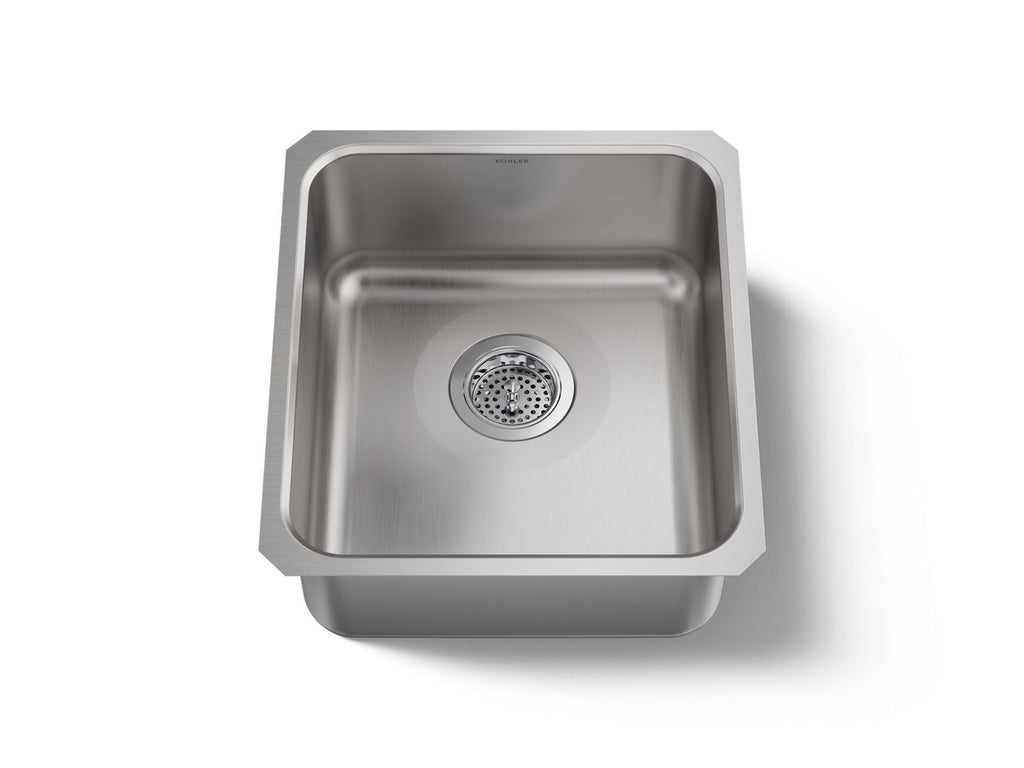 KOHLER K-3331-NA Undertone 15-3/4" Undermount Single-Bowl Bar Sink - Stainless Steel