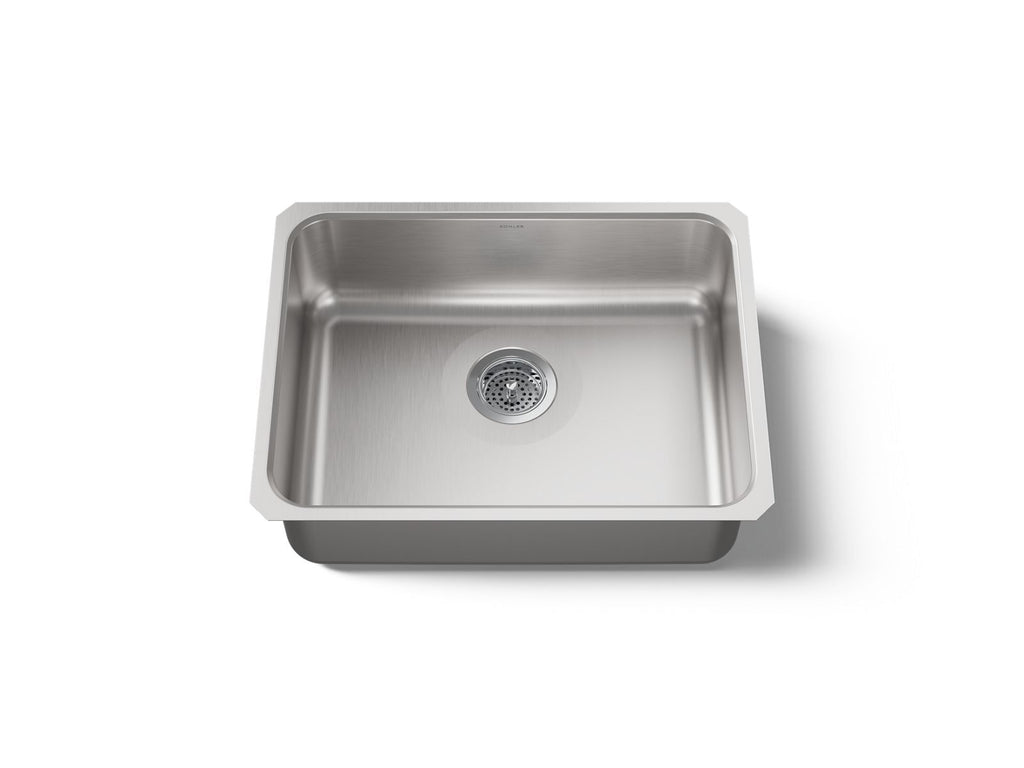 KOHLER K-3332-NA Undertone 23" Undermount Single-Bowl Kitchen Sink - Stainless Steel